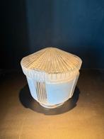 Glazen Plafondlamp / Wandlamp met Kunststof Wandplaat, Gebruikt, Minder dan 30 watt, Overige typen, Overige fittingen