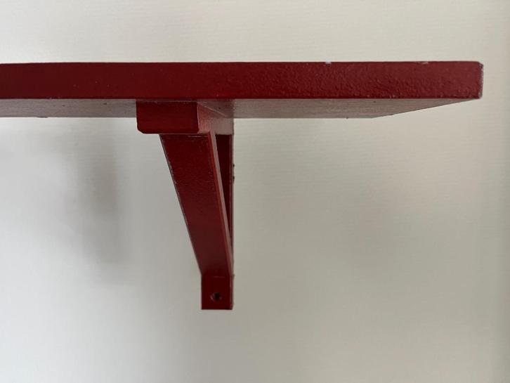 Boekenplank | Bordeaux Rood | 79x19cm | Stevige wandplank, Kinderen en Baby's, Kinderkamer | Inrichting en Decoratie, Gebruikt