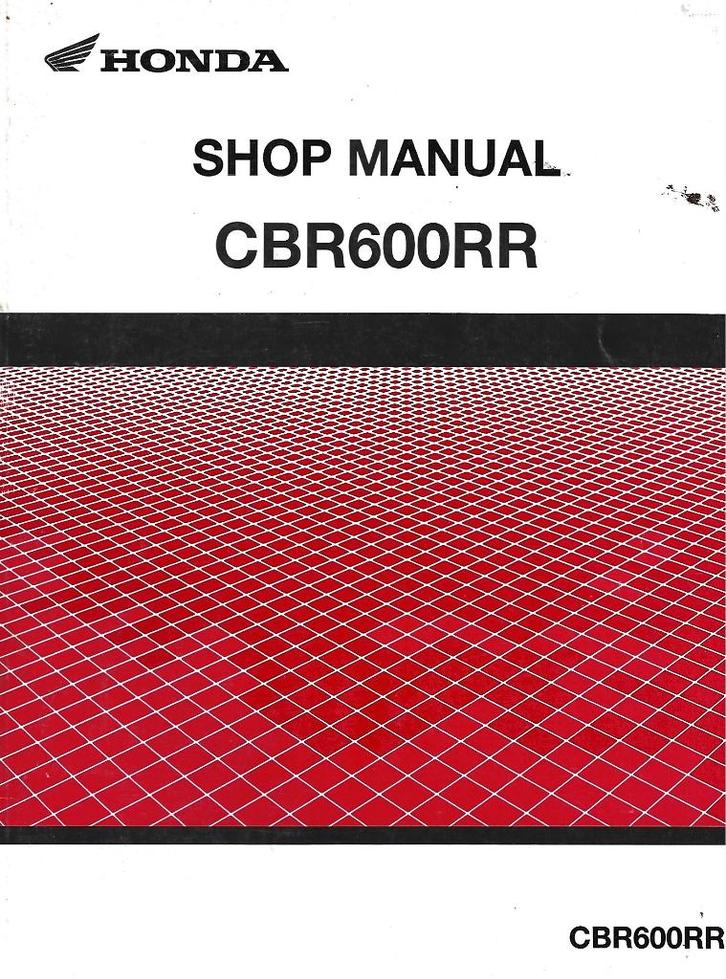 Honda CBR600 RR 5 Addendum shop manual, Motoren, Handleidingen en Instructieboekjes, Honda, Ophalen of Verzenden