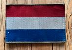 Badge Nederlandse vlag met velcro 9,5 cm x 6 cm, Verzamelen, Militaria | Tweede Wereldoorlog, Ophalen of Verzenden