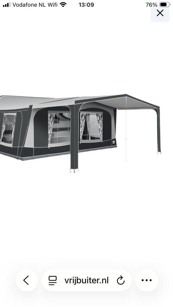 Luifel  Dorema  maat 10, Caravans en Kamperen, Caravan accessoires, Zo goed als nieuw, Ophalen