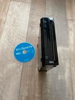 Nintendo Wii Zwart + Wii Sports, Spelcomputers en Games, Games | Nintendo Wii, Gebruikt, 1 speler, Eén computer, Ophalen of Verzenden