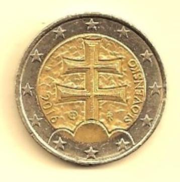 2 euro Slowakije 2016 - gecirculeerd - fraai exemplaar       beschikbaar voor biedingen