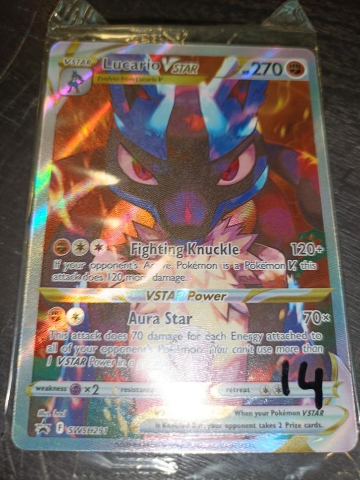 Lucario VSTAR Promo SWSH291 - Sealed!, Hobby en Vrije tijd, Verzamelkaartspellen | Pokémon, Nieuw, Ophalen of Verzenden