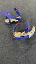 GEBRUIKT! Ksport glij ijzers verstelbaar 15,5 / 20 cm €13,99, Ophalen of Verzenden, Gebruikt, Overige typen, Overige merken