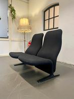 Artifort Pierre Paulin Concorde Tweezitter 60s, Gebruikt, 75 tot 100 cm, Metaal, 100 tot 125 cm