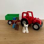 Duplo | Boer met tractor, aanhanger & poes no1, Ophalen of Verzenden, Gebruikt, Duplo