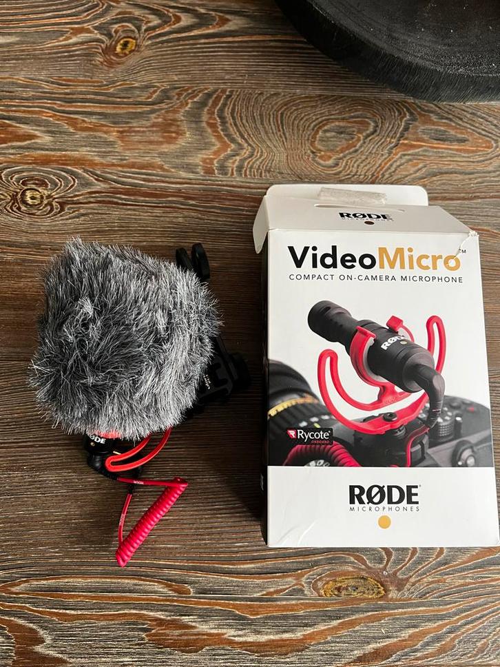 Rode VideoMicro - Compacte Microfoon, Muziek en Instrumenten, Microfoons, Zo goed als nieuw, Overige typen, Ophalen of Verzenden