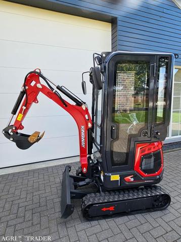 Minigraafmachine Yama S15K - 3 JAAR garantie 3x graafbak beschikbaar voor biedingen