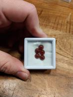 Lot van ronde carneool cabochons oranje rood., Ophalen of Verzenden, Zo goed als nieuw