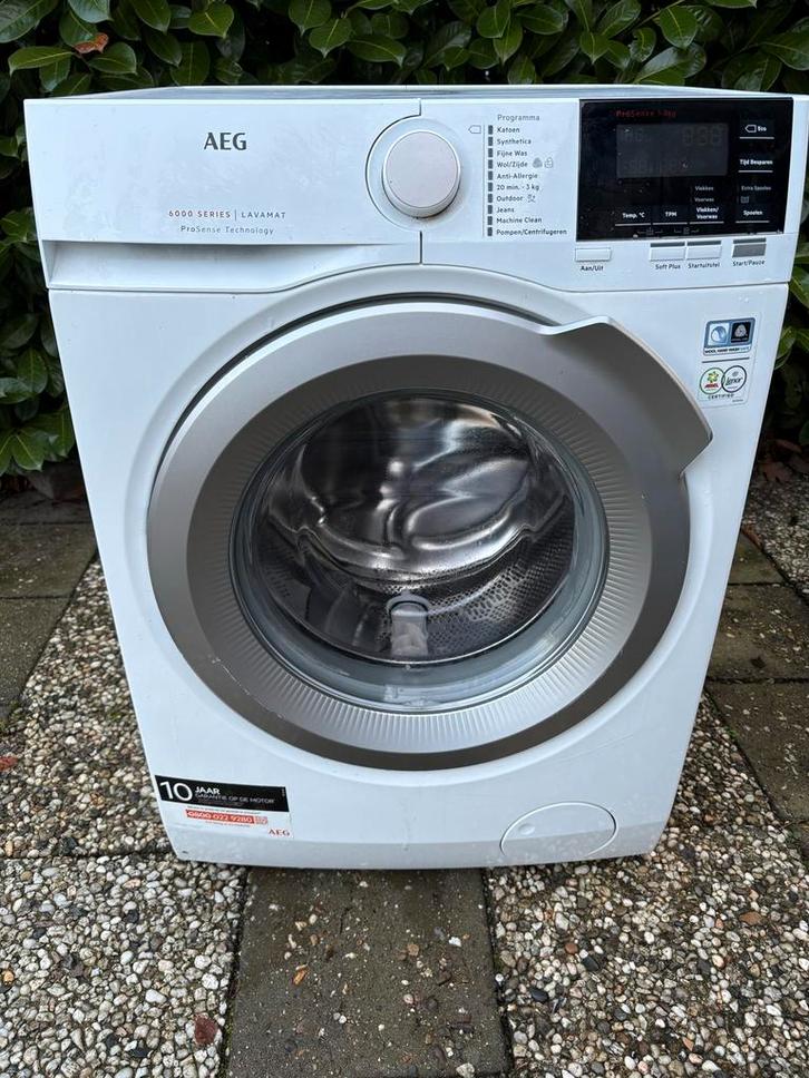 AEG Lavamat 6000 Serie Wasmachine - 8kg, 1400 toeren, Witgoed en Apparatuur, Wasmachines, Gebruikt, Voorlader, 8 tot 10 kg, 85 tot 90 cm