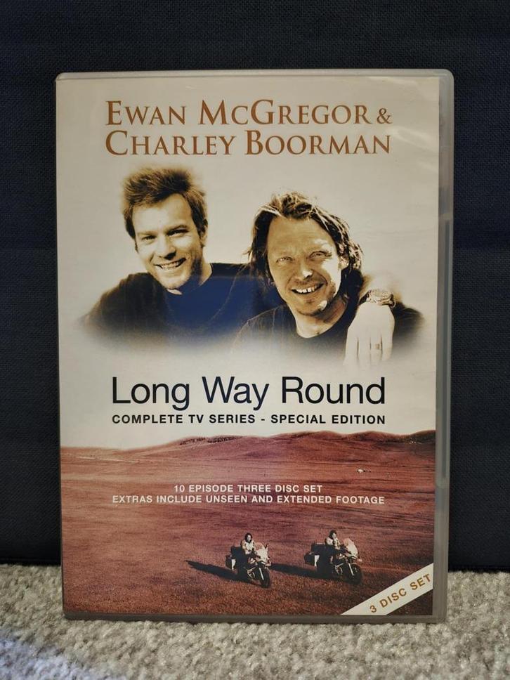 Long Way Round - De Complete Serie (2004), Cd's en Dvd's, Dvd's | Tv en Series, Zo goed als nieuw, Overige genres, Alle leeftijden