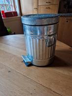 RVS PEDAAL EMMER, Minder dan 10 liter, Ophalen of Verzenden, Metaal, Minder dan 50 cm