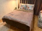Elektrische Boxspring 140x200, Huis en Inrichting, Slaapkamer | Bedden, Ophalen, Verstelbaar, Bruin, Tweepersoons