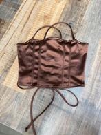 Korset top H&M maat XS, Bruin, Ophalen of Verzenden, Zo goed als nieuw, Zonder mouw