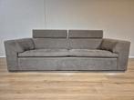 Leolux Howlazy - 3 zits Bank - Bruin - Alcantara -Nieuwstaat, Driepersoons, 75 tot 100 cm, Ophalen of Verzenden, Metaal