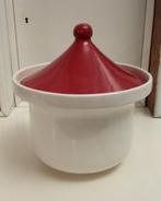 Driehoek Huizen Holland dekschaal uit serie Laren (rood wit), Antiek en Kunst, Antiek | Servies los, Ophalen of Verzenden