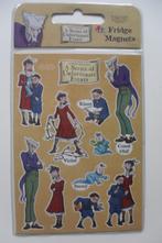 Lemony Snicket's magneten set groot events koelkast, Ophalen of Verzenden, Zo goed als nieuw