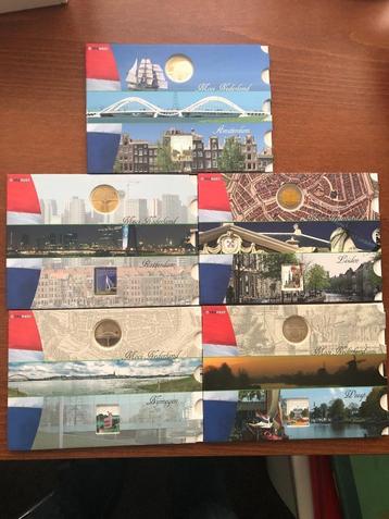 Cadeauset van Mooi Nederland (munten en postzegelvelletjes) beschikbaar voor biedingen
