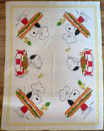 Zeer groot retro vintage Snoopy Peanuts tafelkleed, Huis en Inrichting, Ophalen of Verzenden, Gebruikt, Overige kleuren, Tafelkleed of Tafelzeil