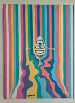 schilderij op doek met acryl, zelf geschilderd, Sint?, Antiek en Kunst, Ophalen