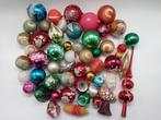 Grote partij vintage plastieken kerstballen (2), Diversen, Kerst, Ophalen of Verzenden, Gebruikt