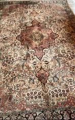 Handgemaakt zijden tapijt 290x185 cm, Gebruikt, Bruin, 150 tot 200 cm, 200 cm of meer