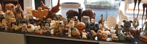 Groot lot uilenbeelden | Alles in één of los te koop, Antiek en Kunst, Antiek | Woonaccessoires, Ophalen of Verzenden