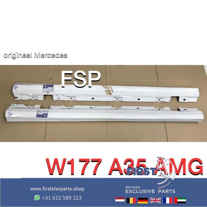 W177 A35 AMG sideskirt dorpel lijst Mercedes A Klasse zijski, Auto-onderdelen, Carrosserie en Plaatwerk, Bumper, Mercedes-Benz