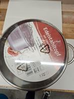 RVS Kookpan met Glasdeksel - 24cm, Kookpan of Snelkookpan, Nieuw, Ophalen of Verzenden, Rvs