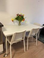 Ikea dining table with 4 chairs, Rechthoekig, Ophalen of Verzenden, Zo goed als nieuw