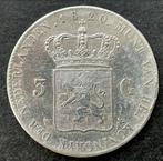 Mooie 3 gulden 1820, Koning Willem I, Zilver, Overige waardes, Ophalen of Verzenden