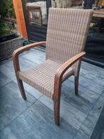 Gezocht tuinstoelen 4 seasons outdoor 4SO riet wicker / hout, Ophalen, Gebruikt, Wicker