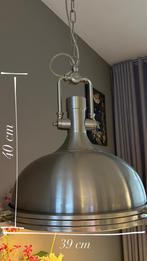 2 industriële Hanglampen, Huis en Inrichting, Ophalen, Zo goed als nieuw, Metaal, Minder dan 50 cm