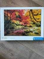 Clementoni Puzzel 1500 stukjes - Herfstlandschap, Ophalen of Verzenden, 500 t/m 1500 stukjes, Zo goed als nieuw, Legpuzzel