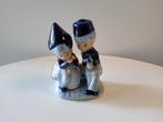 Boer & Boerinnetje op bankje. Delfts Blauw., Ophalen of Verzenden, Zo goed als nieuw, Dier