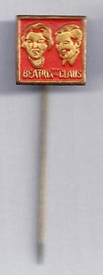 Sp45 speldje beatrix en claus, Verzamelen, Verzenden, Zo goed als nieuw, Overige onderwerpen, Speldje of Pin