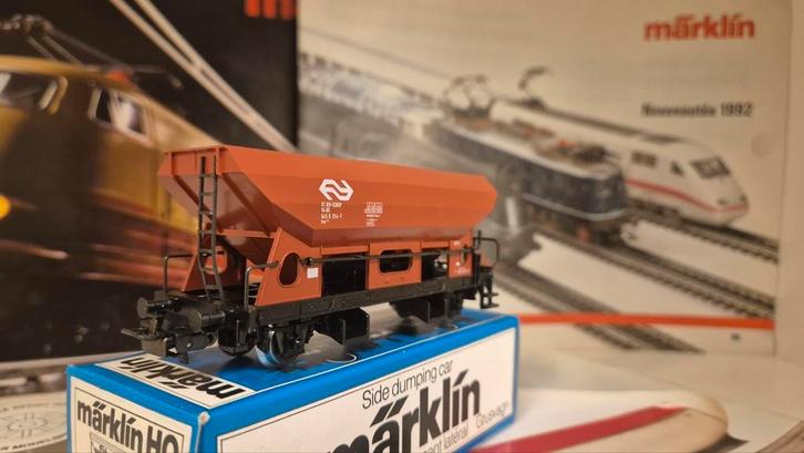 Märklin HO 4641 zijlosser wagon, zo goed als nieuw, Hobby en Vrije tijd, Modeltreinen | H0, Zo goed als nieuw, Ophalen of Verzenden