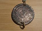 Kettinghanger Aztec Kalender, Ophalen of Verzenden, Zilver, Zilver