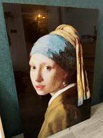 Meisje met de Parel op Glas - 120x80cm, Huis en Inrichting, Woonaccessoires | Schilderijen, Tekeningen en Foto's, Ophalen, 75 tot 100 cm