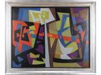 Andrée Simon 1896-1981===geometrisch abstract== c a 1950, Antiek en Kunst, Ophalen