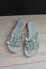 Marco Tozzi - Blauwe slippers - 39, Slippers, Blauw, Marco Tozzi, Ophalen of Verzenden