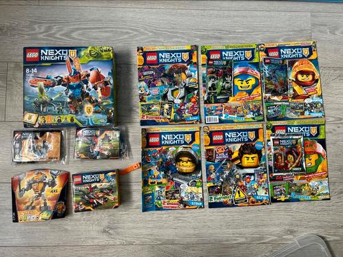 Lego Nexo knights 5 sets + 6 boekjes incl figuren, Kinderen en Baby's, Speelgoed | Duplo en Lego, Zo goed als nieuw, Lego, Complete set