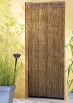 DECONA Deurgordijn bamboe Saigon beige 90x200 cm, Doe-het-zelf en Verbouw, Deuren en Horren, 80 tot 100 cm, Overige typen, Ophalen of Verzenden
