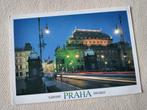 Praha - Národní divadlo (Praag Nationaal Theater) bij nacht, Ophalen of Verzenden, 1980 tot heden, Gelopen, Overig Europa