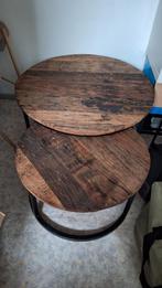 Industriële salontafel, 50 tot 100 cm, Rond, 50 tot 100 cm, Zo goed als nieuw