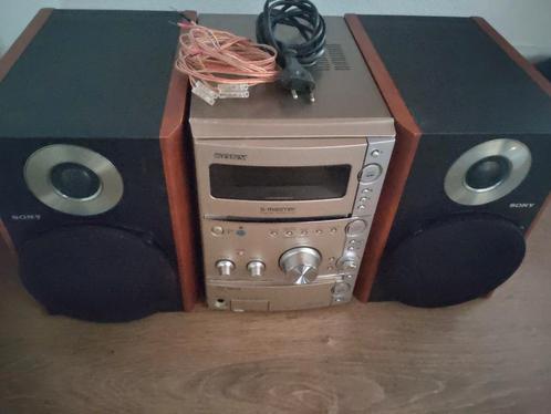 Sony HCD-CZ3 / CMT-CPZ3 radio cd mp3 tape stereo toren, Audio, Tv en Foto, Stereo-sets, Gebruikt, Cassettedeck, Cd-speler, Tuner of Radio