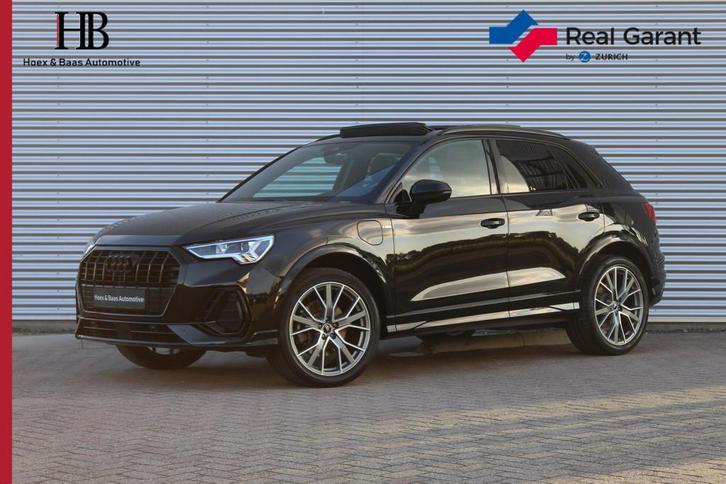 Audi Q3 45 TFSI e S-Line/Panodak/Black Optiek/Adapt cruise, Auto's, Audi, Bedrijf, Te koop, Q3, ABS, Adaptive Cruise Control, Airbags