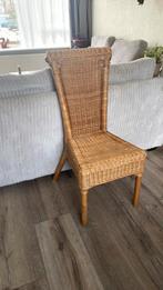 3 rieten stoelen te koop, Huis en Inrichting, Stoelen, Ophalen of Verzenden, Zo goed als nieuw, Bruin