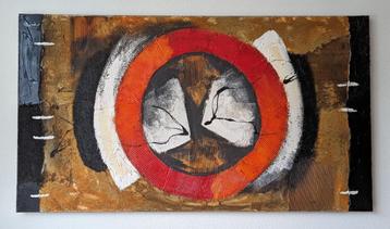 Orgineel modern olieverf schilderij beschikbaar voor biedingen